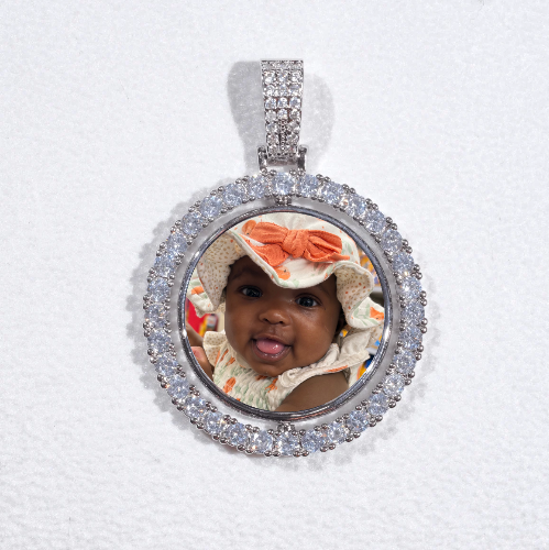 3D Spinning 2-Faced Custom Picture Pendant