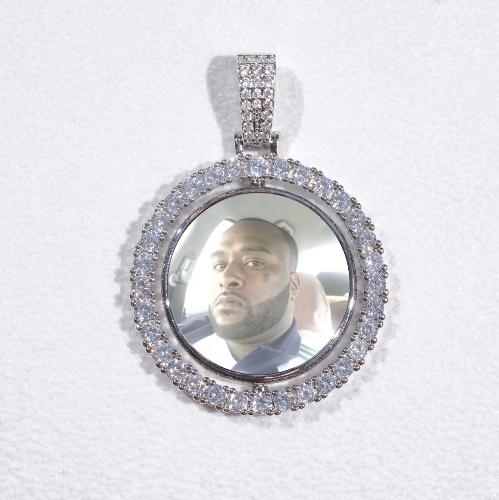 3D Spinning 2-Faced Custom Picture Pendant