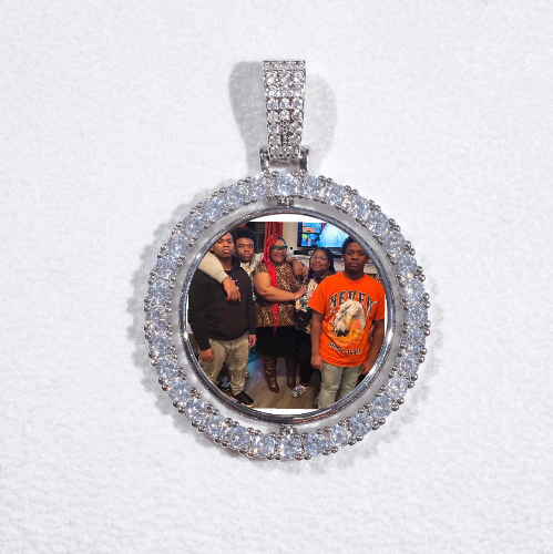 3D Spinning 2-Faced Custom Picture Pendant