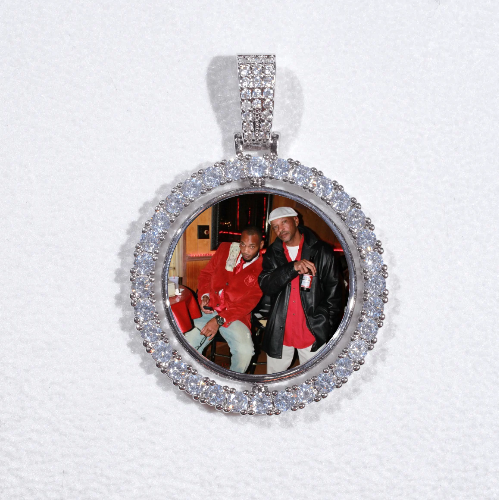 3D Spinning 2-Faced Custom Picture Pendant