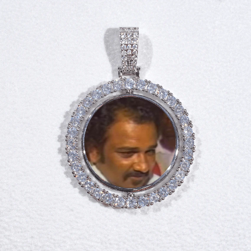 3D Spinning 2-Faced Custom Picture Pendant