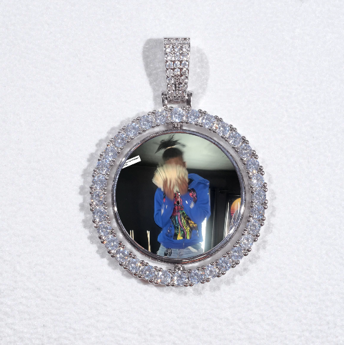3D Spinning 2-Faced Custom Picture Pendant