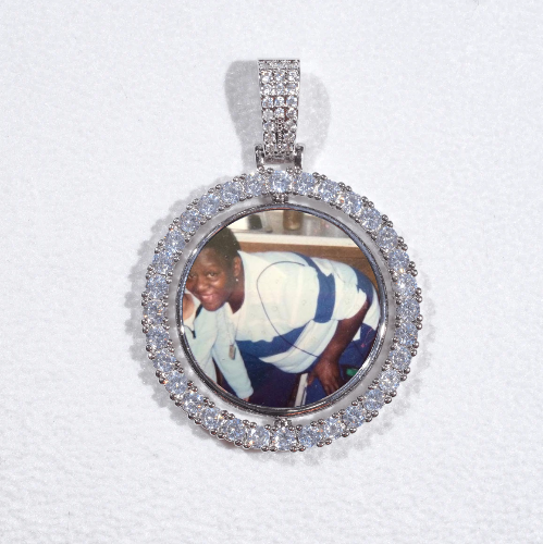 3D Spinning 2-Faced Custom Picture Pendant