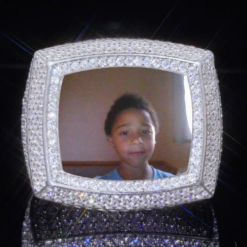3D CUSTOM PICTURE ICED RING