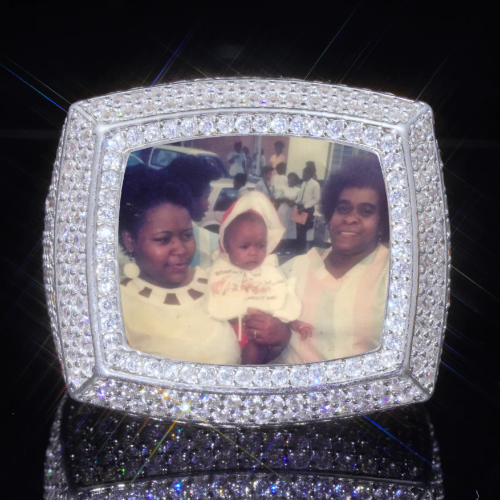 3D CUSTOM PICTURE ICED RING