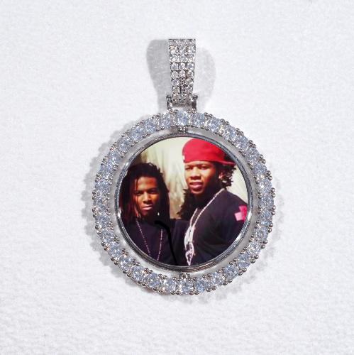 3D Spinning 2-Faced Custom Picture Pendant