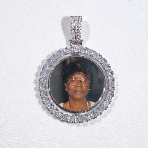 3D Spinning 2-Faced Custom Picture Pendant