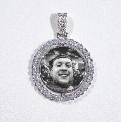 3D Spinning 2-Faced Custom Picture Pendant