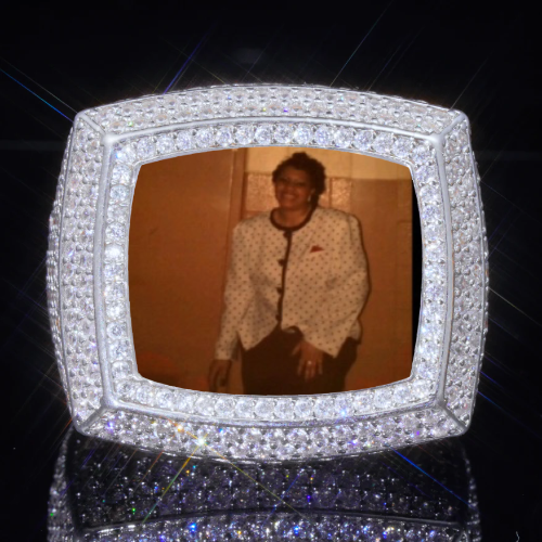 3D CUSTOM PICTURE ICED RING