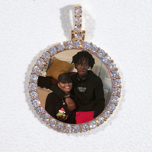 3D CIRCLE CUSTOM PICTURE PENDANT SMALL SIZE