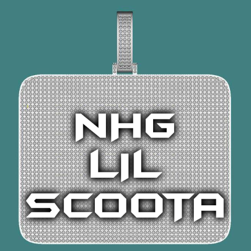 CUSTOM LETTER NECKLACE 3D BIG SQUARE