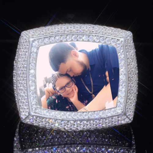 3D CUSTOM PICTURE ICED RING