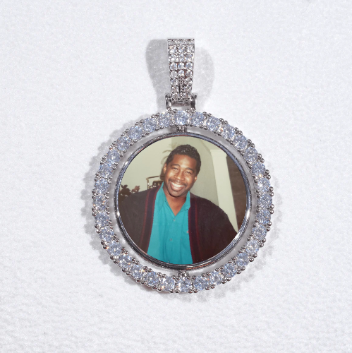 3D Spinning 2-Faced Custom Picture Pendant
