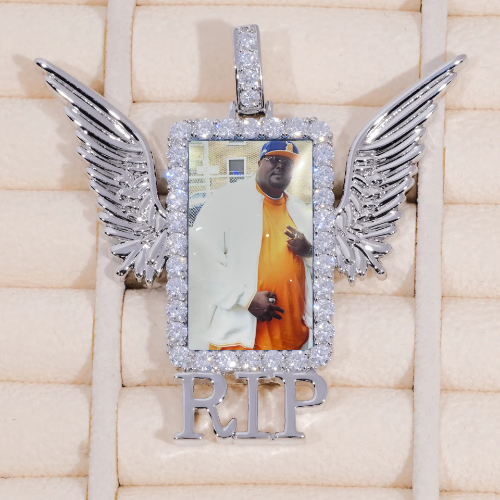 RIP WING 3D CUSTOM PICTURE PENDANT