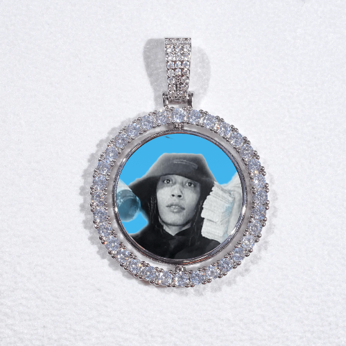 3D Spinning 2-Faced Custom Picture Pendant