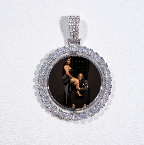 3D Spinning 2-Faced Custom Picture Pendant