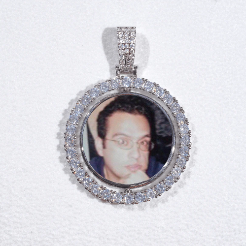 3D Spinning 2-Faced Custom Picture Pendant