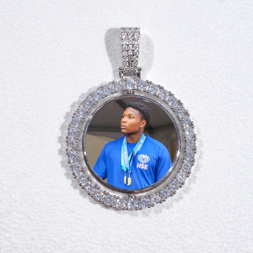 3D Spinning 2-Faced Custom Picture Pendant