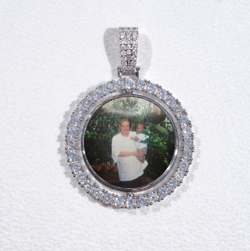 3D Spinning 2-Faced Custom Picture Pendant