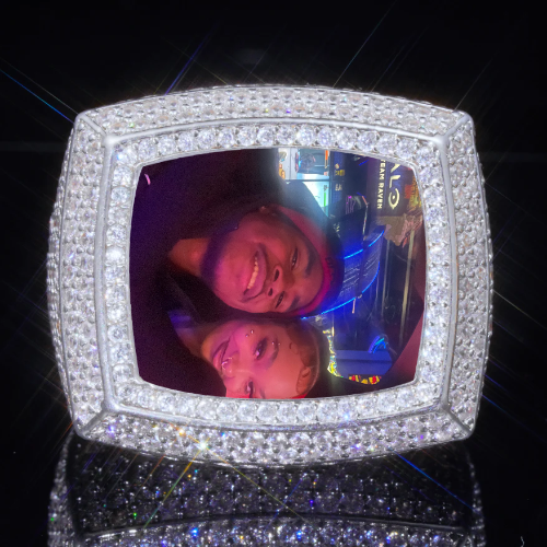 3D CUSTOM PICTURE ICED RING