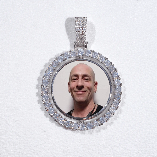 3D Spinning 2-Faced Custom Picture Pendant