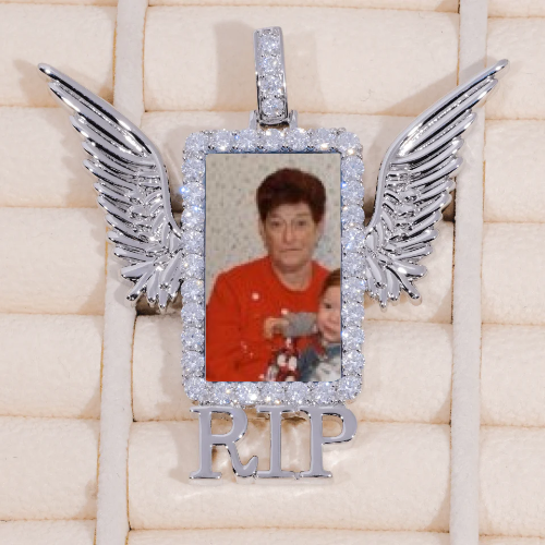 RIP WING 3D CUSTOM PICTURE PENDANT