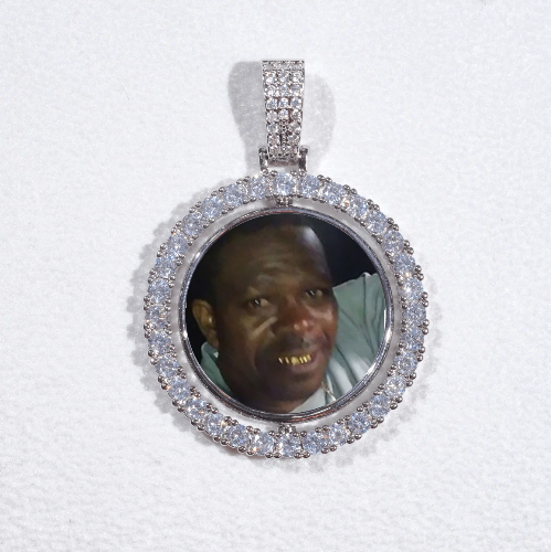 3D Spinning 2-Faced Custom Picture Pendant