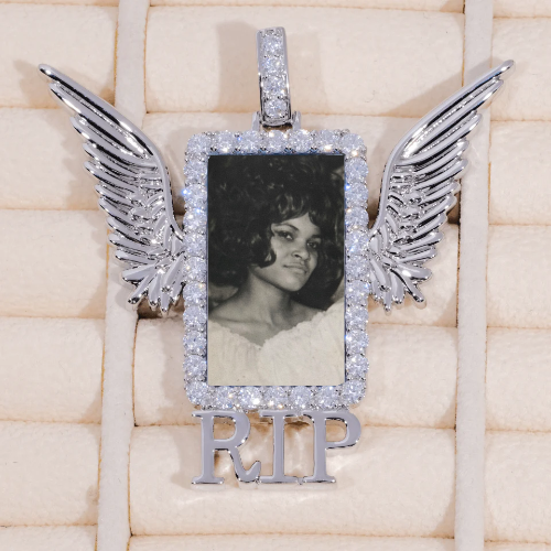 RIP WING 3D CUSTOM PICTURE PENDANT