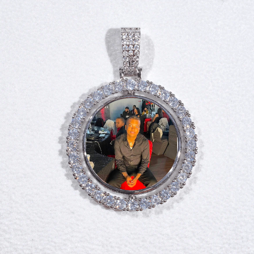 3D Spinning 2-Faced Custom Picture Pendant