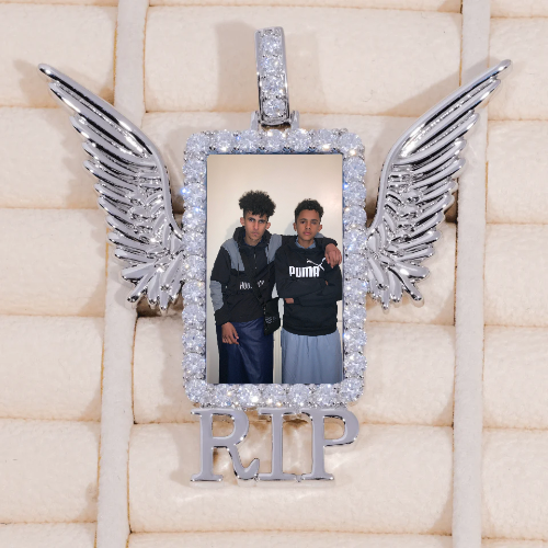 RIP WING 3D CUSTOM PICTURE PENDANT