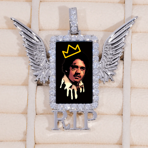 RIP WING 3D CUSTOM PICTURE PENDANT