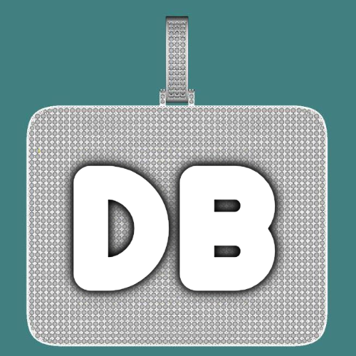 CUSTOM LETTER NECKLACE 3D BIG SQUARE