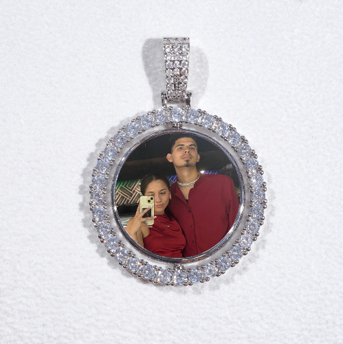 3D Spinning 2-Faced Custom Picture Pendant