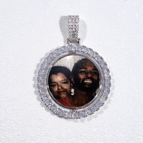3D Spinning 2-Faced Custom Picture Pendant