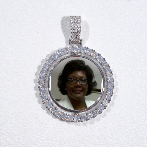 3D Spinning 2-Faced Custom Picture Pendant