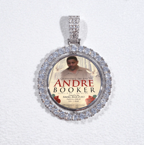 3D Spinning 2-Faced Custom Picture Pendant
