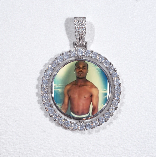 3D Spinning 2-Faced Custom Picture Pendant