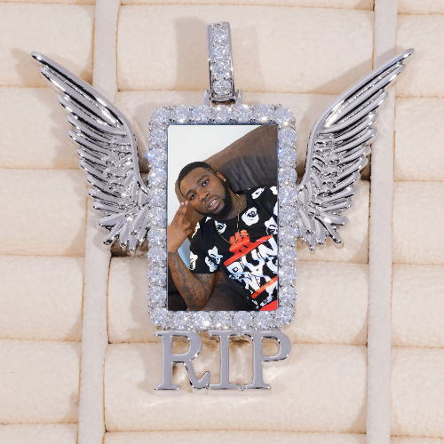 RIP WING 3D CUSTOM PICTURE PENDANT