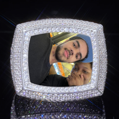 3D CUSTOM PICTURE ICED RING