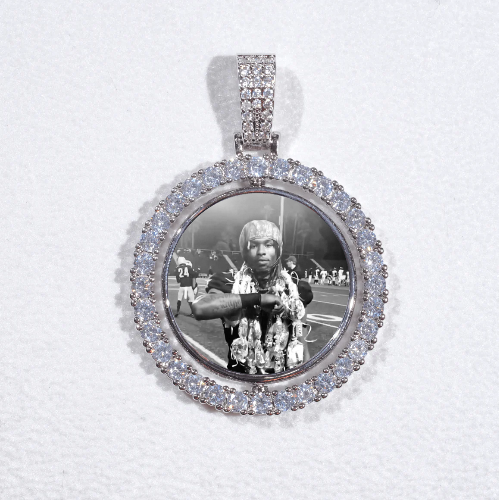 3D Spinning 2-Faced Custom Picture Pendant