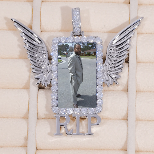 RIP WING 3D CUSTOM PICTURE PENDANT