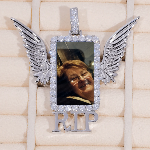 RIP WING 3D CUSTOM PICTURE PENDANT