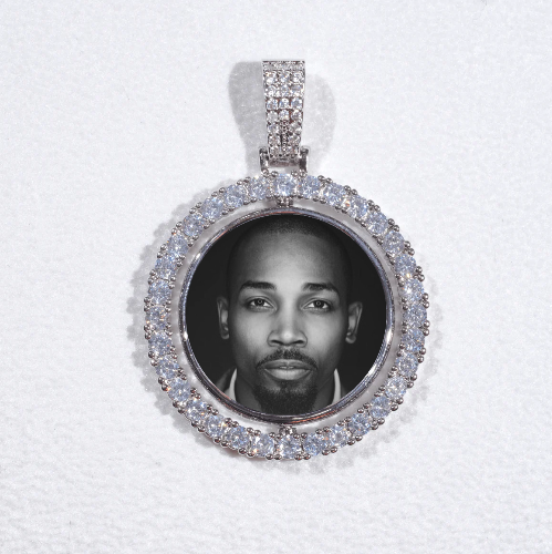3D Spinning 2-Faced Custom Picture Pendant