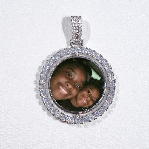 3D Spinning 2-Faced Custom Picture Pendant