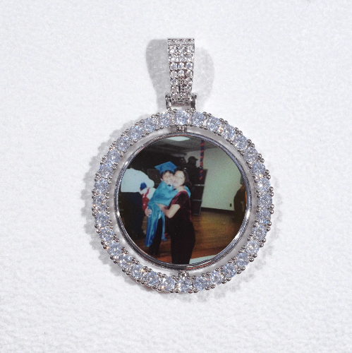 3D Spinning 2-Faced Custom Picture Pendant