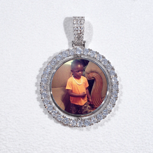 3D Spinning 2-Faced Custom Picture Pendant