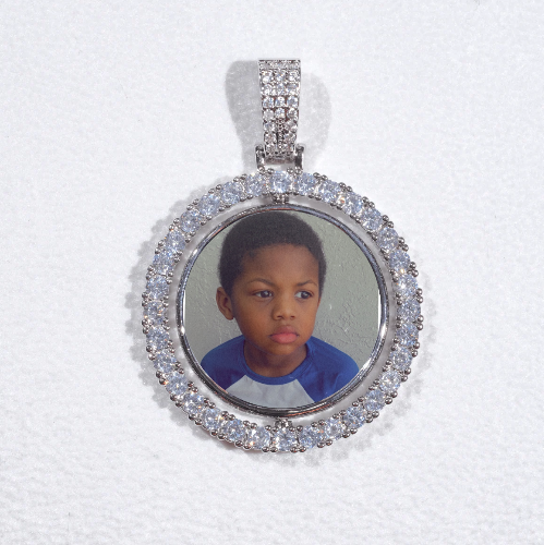 3D Spinning 2-Faced Custom Picture Pendant