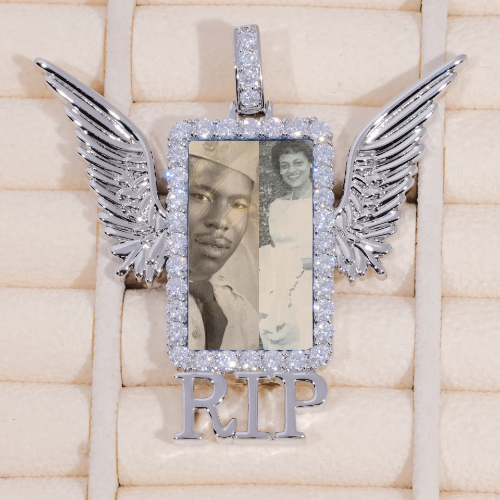 RIP WING 3D CUSTOM PICTURE PENDANT