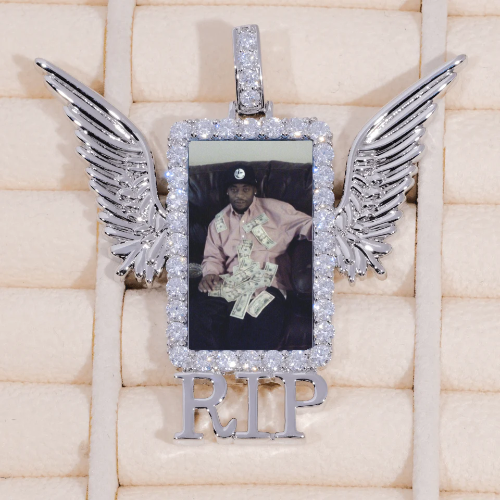 RIP WING 3D CUSTOM PICTURE PENDANT