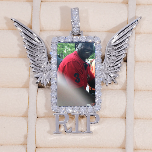 RIP WING 3D CUSTOM PICTURE PENDANT